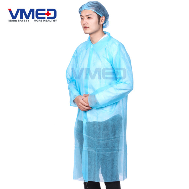 Disposable Industry Non-woven Lab Coat 