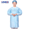  Disposable Medical Non-woven SMS Lab Coat with Knitted Cuffs