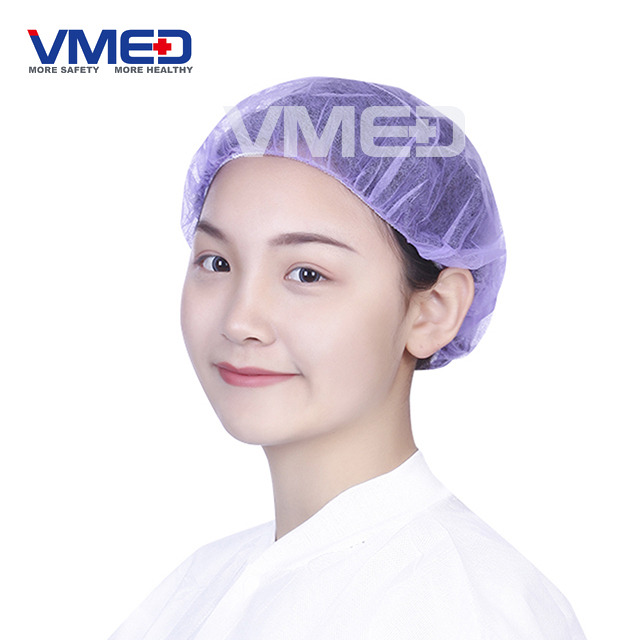 Disposable Sterile Non-woven Bouffant Cap 